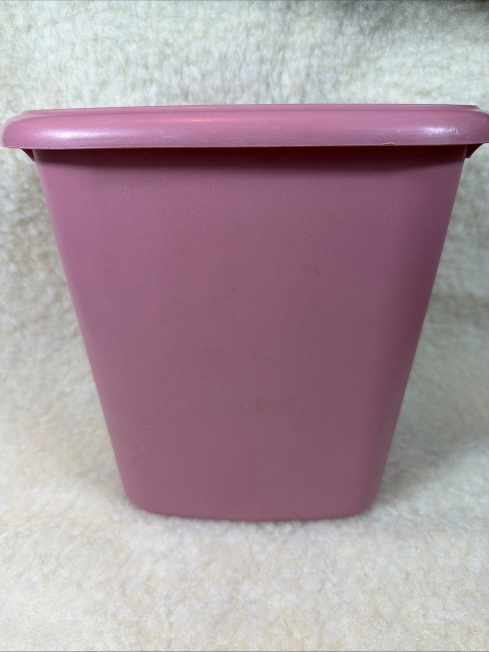 Vintage Rubbermaid 2953 Pink Plastic Small Wastebasket